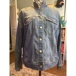 Evri Denim Jacket‎ Sz XL. Retro Light-medium Wash.